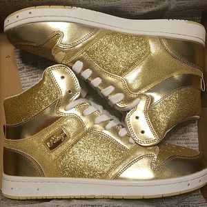 Galm High-Top Sneakers (Gold)